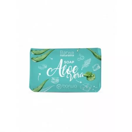 Barwa Naturalna Soap pielęgnacyjne mydło w kostce do rąk i ciała Aloe Vera 100g