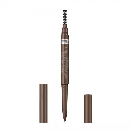 Rimmel Brow This Way Fill &amp; Sculpt automatyczna kredka do brwi z wegańską formułą 002 Medium Brown 0.25g