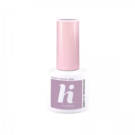 hi hybrid, lakier hybrydowy, 5ml, #309 Dusty Violet