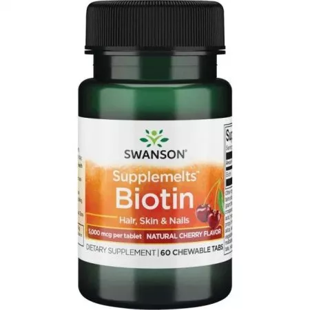 Swanson Biotyna 60 tabletek do ssania