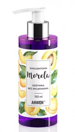 Anwen, wygładzająca odżywka bez spłukiwania, Emolientowa Morela, 150ml