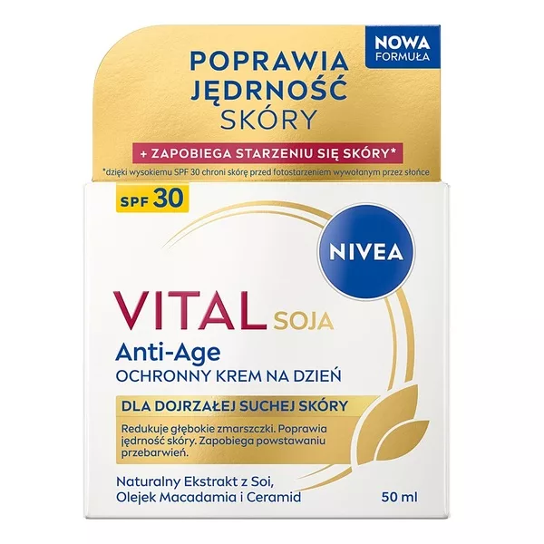 Nivea Vital Soja ochronny krem na dzień SPF30 50ml
