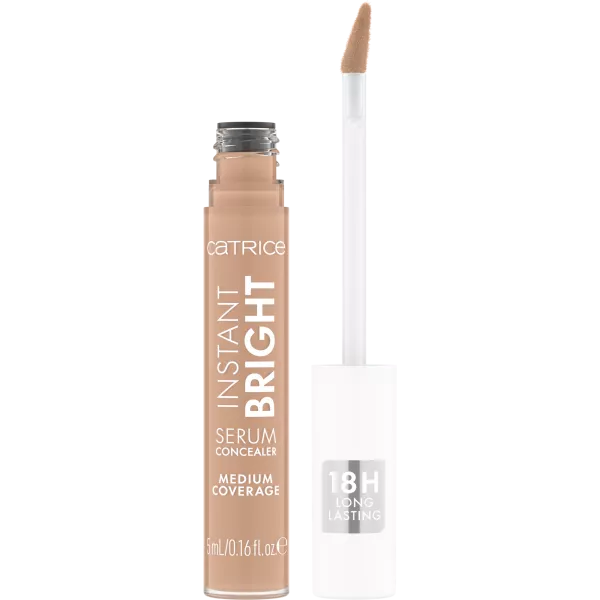 Catrice Instant Bright Serum Concealer, korektor do twarzy rozjaśniający o średnim kryciu, 020W, 5ml