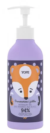 Yope, żel pod prysznic dla dzieci Pomarańcza i Jabłko, 400ml