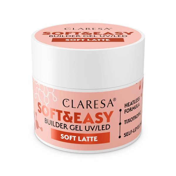 Claresa Soft& Easy Builder Gel żel budujący Soft Latte 12g