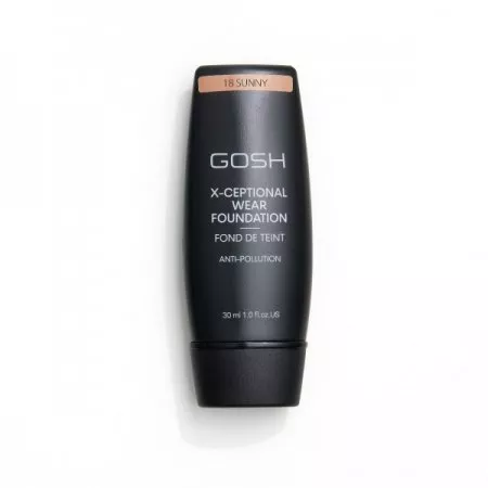 Gosh X-ceptional Wear, podkład pod makijaż, 18 Sunny, 35ml
