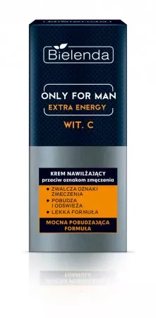 Bielenda Only For Men Nawilżający Krem Extra Energy, 50ml