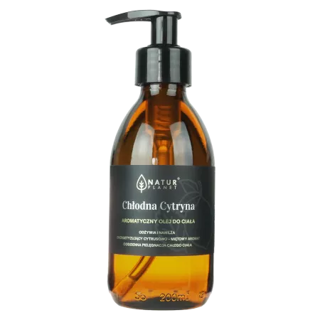 NaturPlanet, Chłodna cytryna, olejek do masażu, 200ml