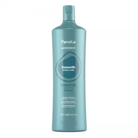 Fanola Wonder Smooth Extra Care, szampon wygładzający do włosów puszących się, 1000ml