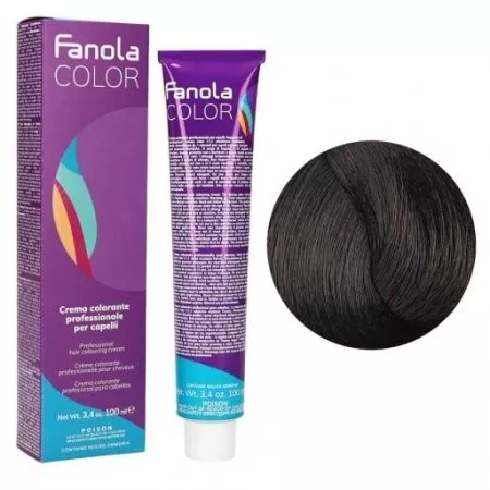 Fanola Color Cream, krem koloryzujący, 4.14, 100ml