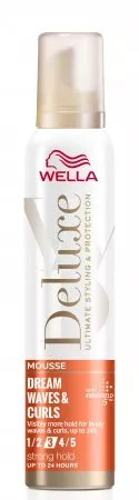 Wella Deluxe Dream Waves & Curls, Pianka do włosów kręconych i falowanych, 200ml
