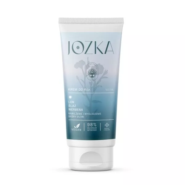 Jozka Nawilżający krem do rąk len ślaz werbena 100ml