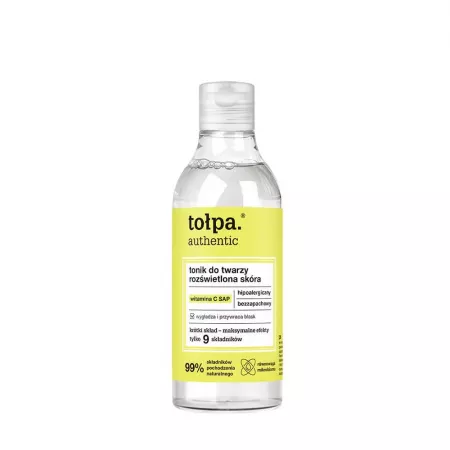 Tołpa Authentic, tonik rozświetlona skóra, 200ml
