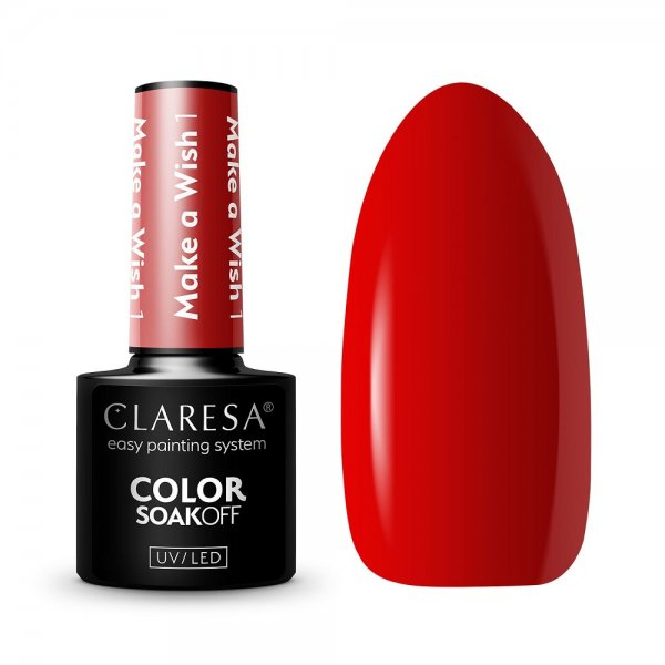 Claresa Color Soak Off UV/LED Make a Wish lakier hybrydowy 1 5g