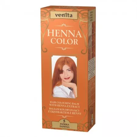 Venita Henna Color balsam koloryzujący z ekstraktem z henny 5 Papryka 75ml