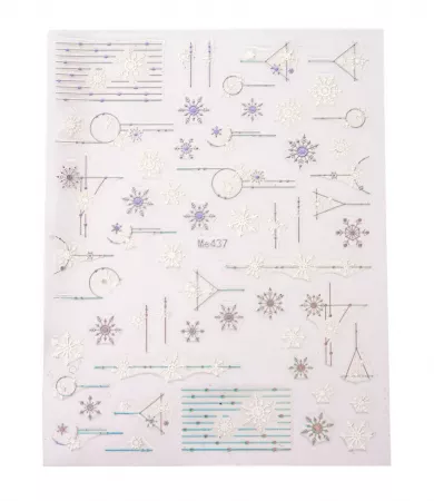 Peggy Sage, naklejki do paznokci, Holo Christmas