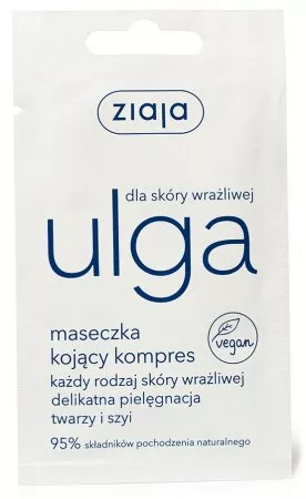 Ziaja Ulga, kojąca maska do twarzy, 7ml