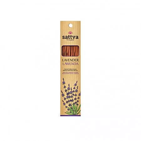 Sattva Natural Indian Incense naturalne indyjskie kadzidełko Lawenda 15szt