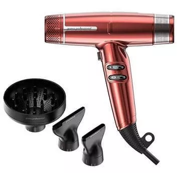 GA.MA IQ Perfetto Lite, super lekka suszarka (294g), czerwona, 1600W