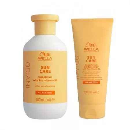 Wella INVIGO Sun Care, zestaw chroniący przed słońcem, szampon + odżywka
