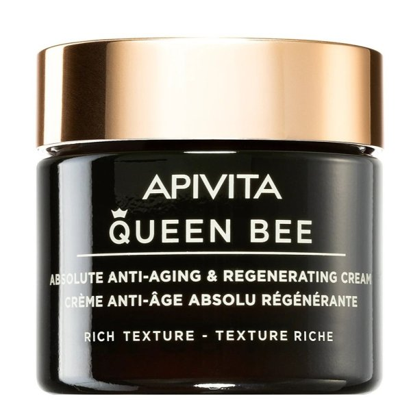 Apivita Queen Bee Absolute Anti-Aging & Regenerating Cream Rich Texture krem przeciwzmarszczkowy o bogatej konsystencji 50ml