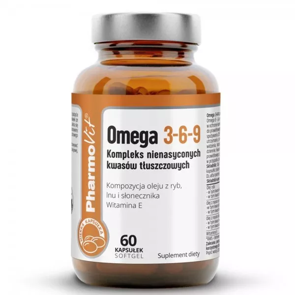 Pharmovit Omega 3-6-9 suplement diety 60 kapsułek