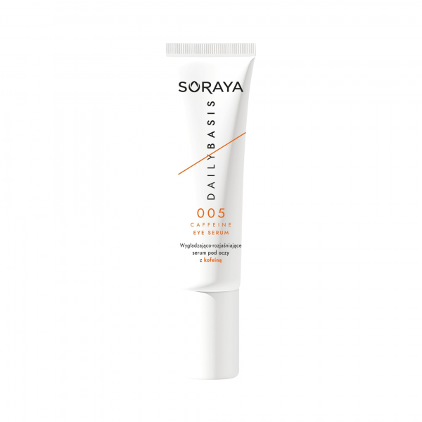 Soraya Daily basis, caffeine eye serum wygładzająco-rozjaśniające pod oczy, 15ml
