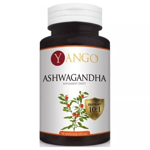 Yango Ashwagandha 430mg suplement diety 90 kapsułek