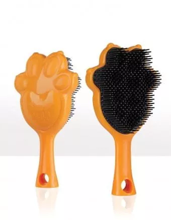 Tangle Angel Pet, Mini szczotka dla zwierząt, pomarańczowa