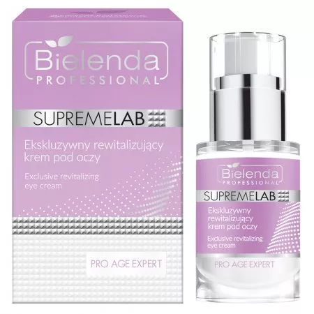 Bielenda Professional Supremelab, Pro Age Expert, rewitalizujący krem pod oczy, 15 ml