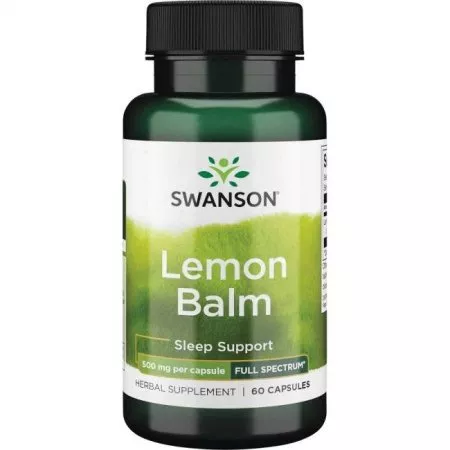 Swanson FS Lemon Balm 500mg 60kaps