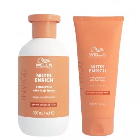 Wella Invigo Nutri Enrich, zestaw do włosów suchych, szampon + odżywka