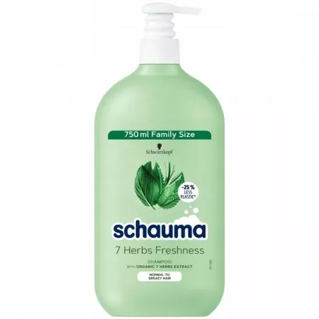 Schwarzkopf Schauma 7 Herbs Freshness szampon do włosów przetłuszczających się i normalnych 750ml