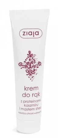 Ziaja, krem do rąk z proteinami kaszmiru i masłem shea, 100ml