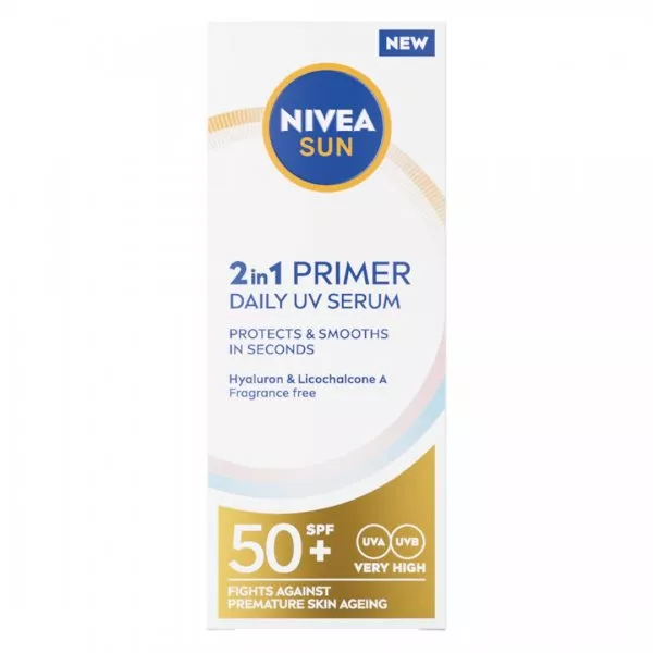 Nivea Sun Primer Daily UV serum 2w1 SPF50+ 30ml