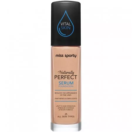 Miss Sporty Naturally Perfect nawilżający podkład serum 25 30ml