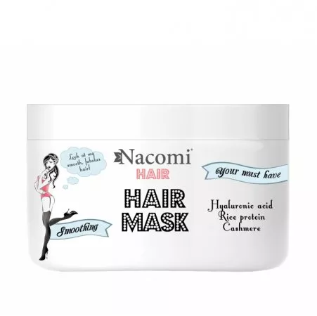 Nacomi, maska do włosów wygładzająco-nawilżająca, 200ml