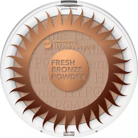 Bell HYPOAllergen Fresh Bronze Powder, puder brązujący, 02, 9g