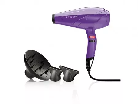 GA.MA Pluma 2 Ion 2400W, suszarka do włosów, fioletowa