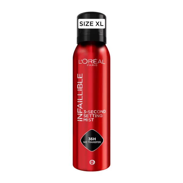 L'Oreal Paris Infaillible 3-Second Setting Mist 3-sekundowy spray utrwalający makijaż 150ml