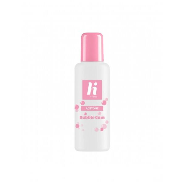 hi hybrid Bubble Gum, aceton do usuwania lakieru, 125ml