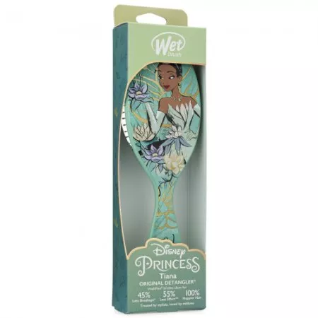 Wet Brush Original Detangler, szczotka do włosów, Ultimate Princess Celebration-Tiana