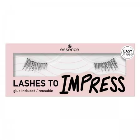 Essence LASHES TO IMPRESS, sztuczne rzęsy, 03 HALF LASHES, 1szt.