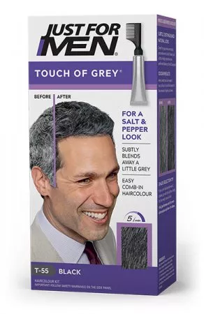 Just For Men, odsiwiacz Touch of Grey, głęboka czerń T-55