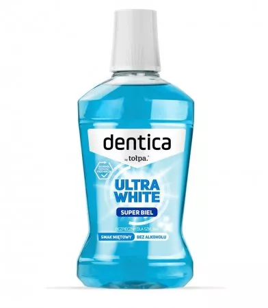 Tołpa Dentica, ultra white, płyn do higieny jamy ustnej, 500ml