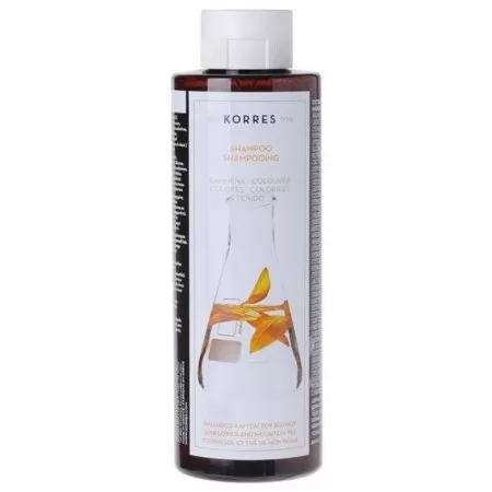 Korres Szampon z wyciągiem ze słonecznika i herbaty górskiej do włosów farbowanych 250ml