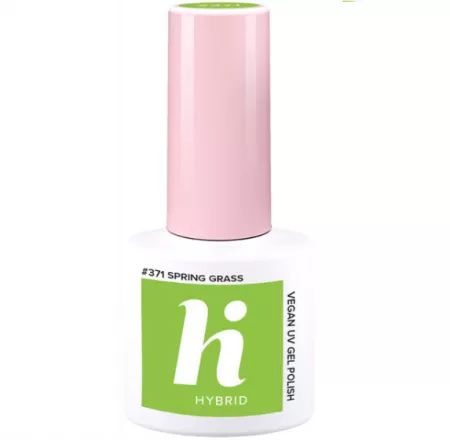 hi hybrid, lakier hybrydowy, 5ml, #371 Spring Grass