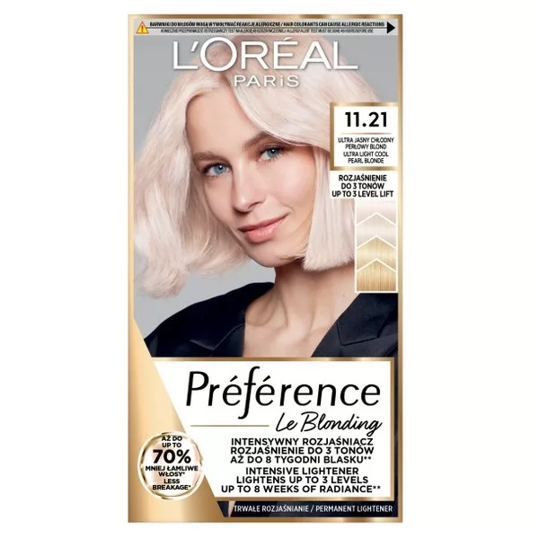 L'Oreal Paris Les Blondissimes Preference Farba do włosów 11.21 Ultra-Light
