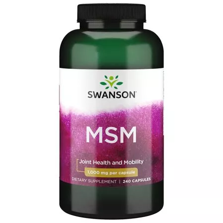 Swanson, MSM, suplement diety, 1000mg, 240kaps, ref.SWU655