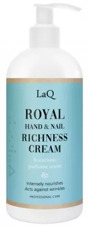 LaQ, krem do rąk i paznokci do skóry suchej i wymagającej, Royal, 300ml